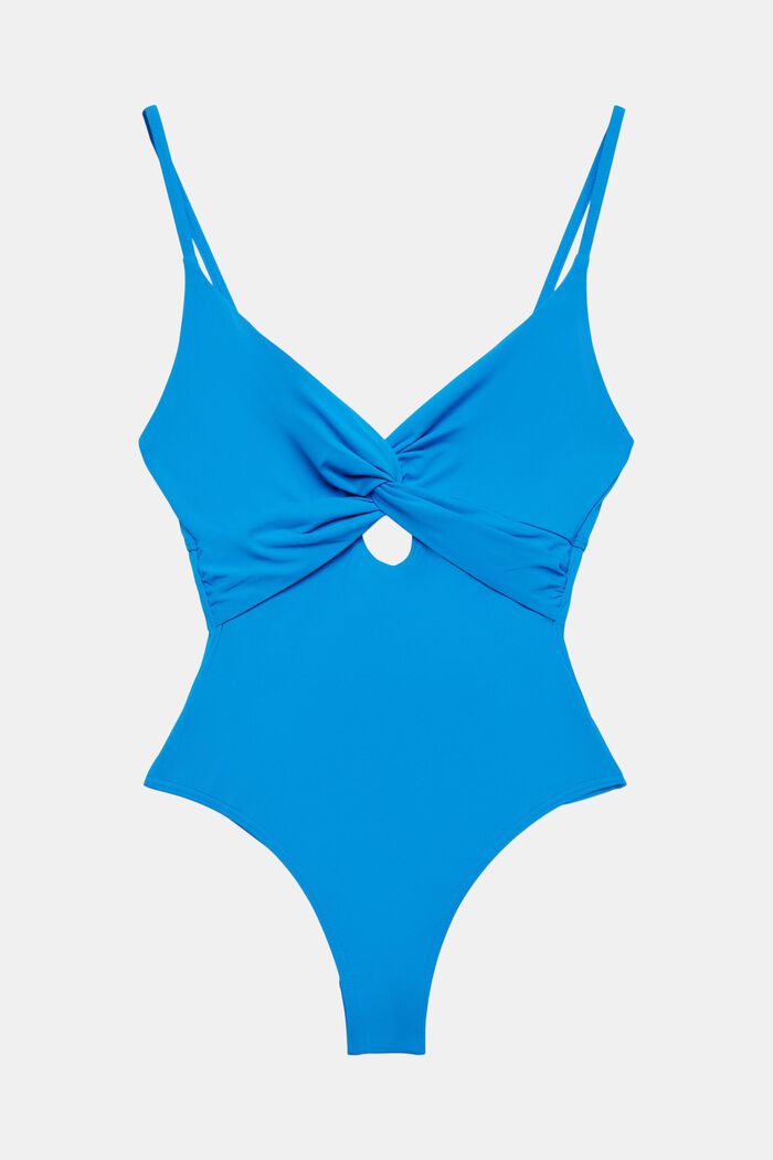 ESPRIT - Recycled: swimsuit with a knot detail at our online shop