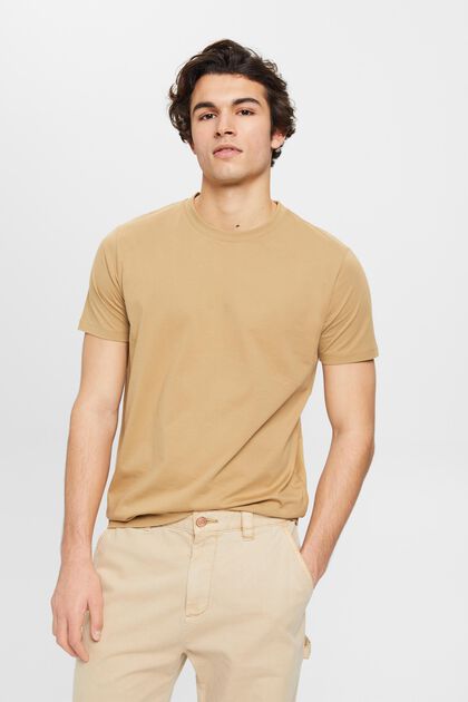 Pure cotton crew neck t-shirt