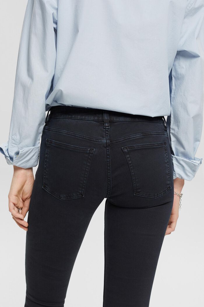 Mid-rise skinny jeans, BLACK, detail image number 2