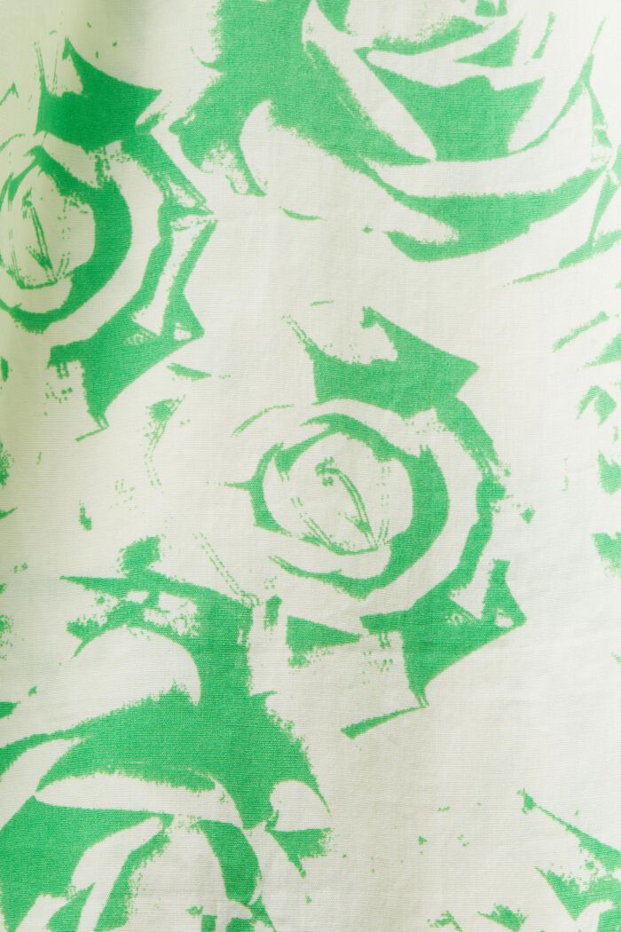 Printed A-Line Dress, CITRUS GREEN, detail image number 5