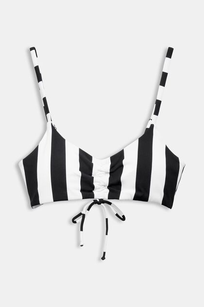 Striped Padded Bikini Top
