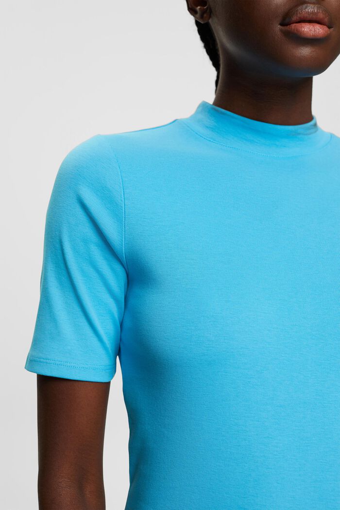 Cotton T-shirt, TURQUOISE, detail image number 2