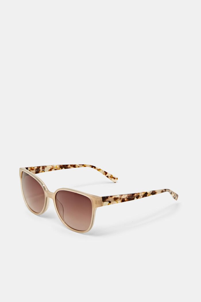Square framed sunglasses, BROWN, detail image number 2