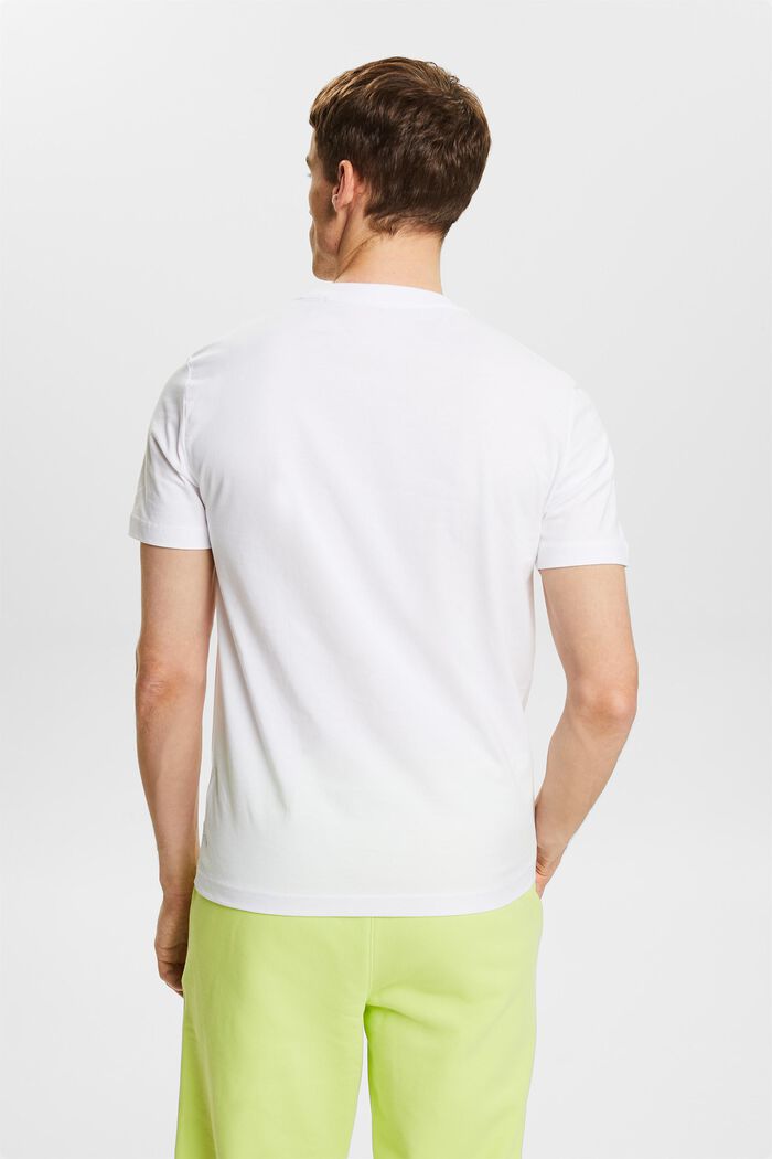 Organic Cotton Jersey T-Shirt, WHITE, detail image number 3