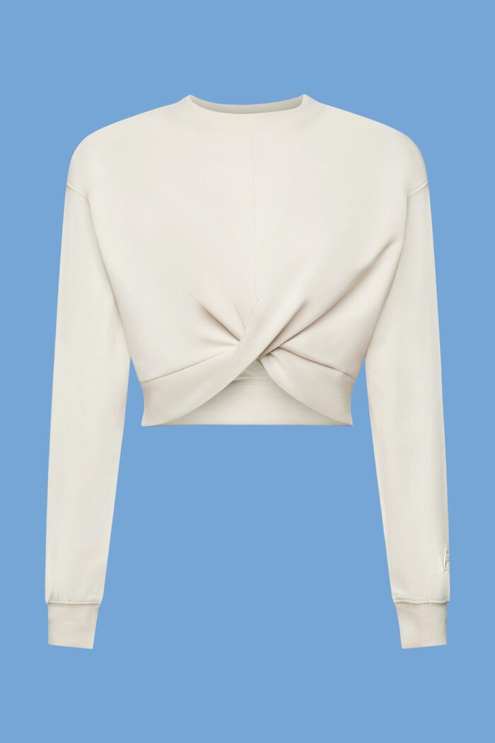 ESPRIT - Cropped knot detail sweatshirt at our online shop