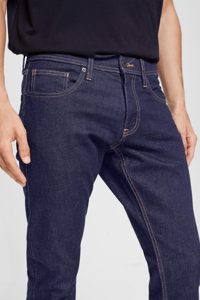 Stretch jeans containing organic cotton, BLUE RINSE, detail image number 2