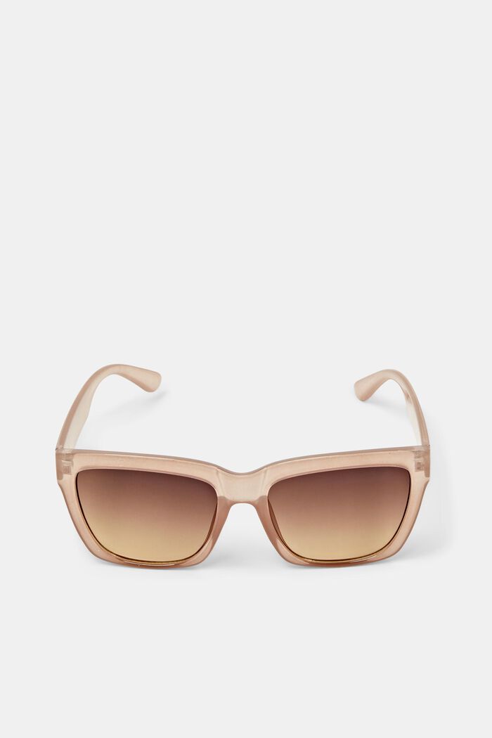 Bulky frame sunglasses, BEIGE, detail image number 0