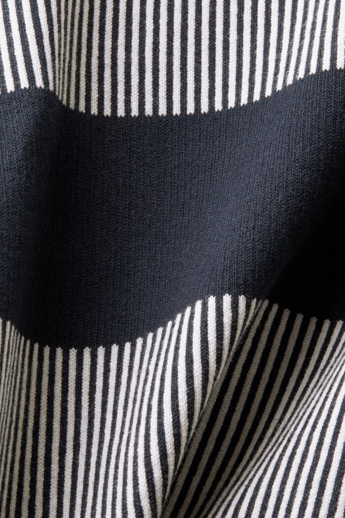 Striped Rib-Knit Sweater, NAVY, detail image number 5