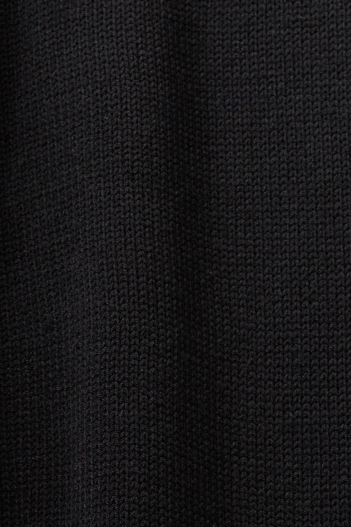 Polo-neck knitted dress, BLACK, detail image number 5
