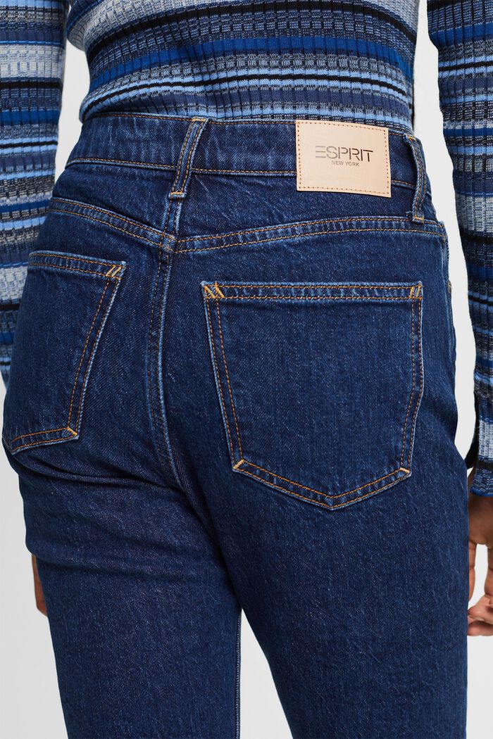 High-Rise Retro Slim Jeans, BLUE MEDIUM WASHED, detail image number 4
