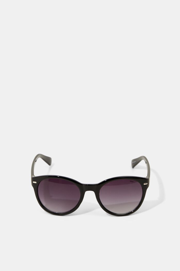 Sunglasses with patterned temples