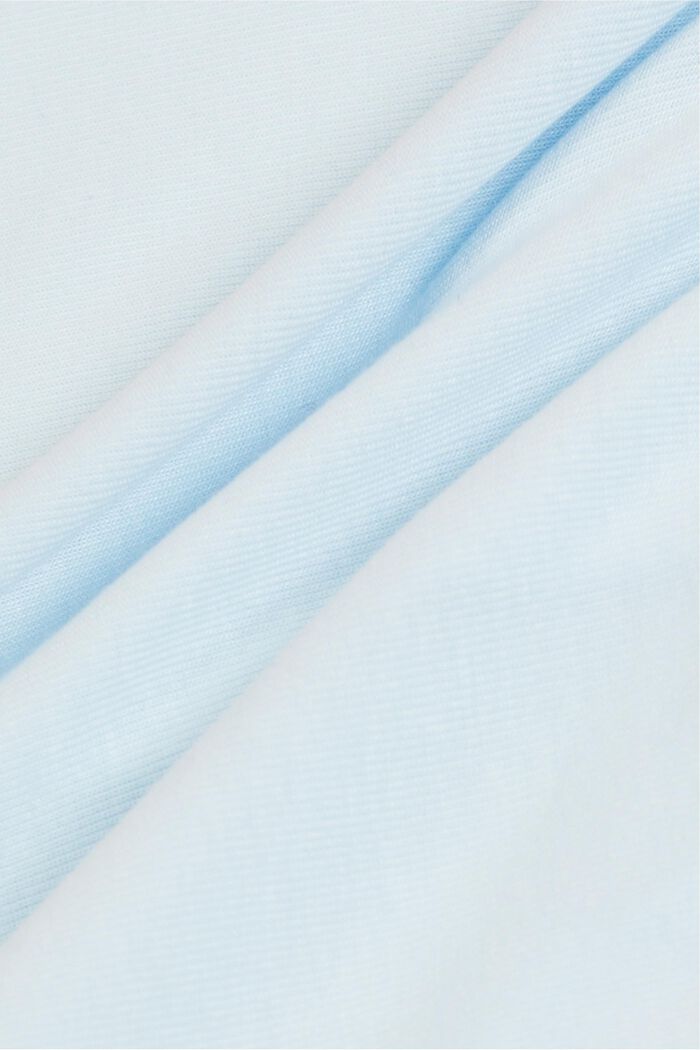 Jersey Longsleeve Top, PASTEL BLUE, detail image number 4