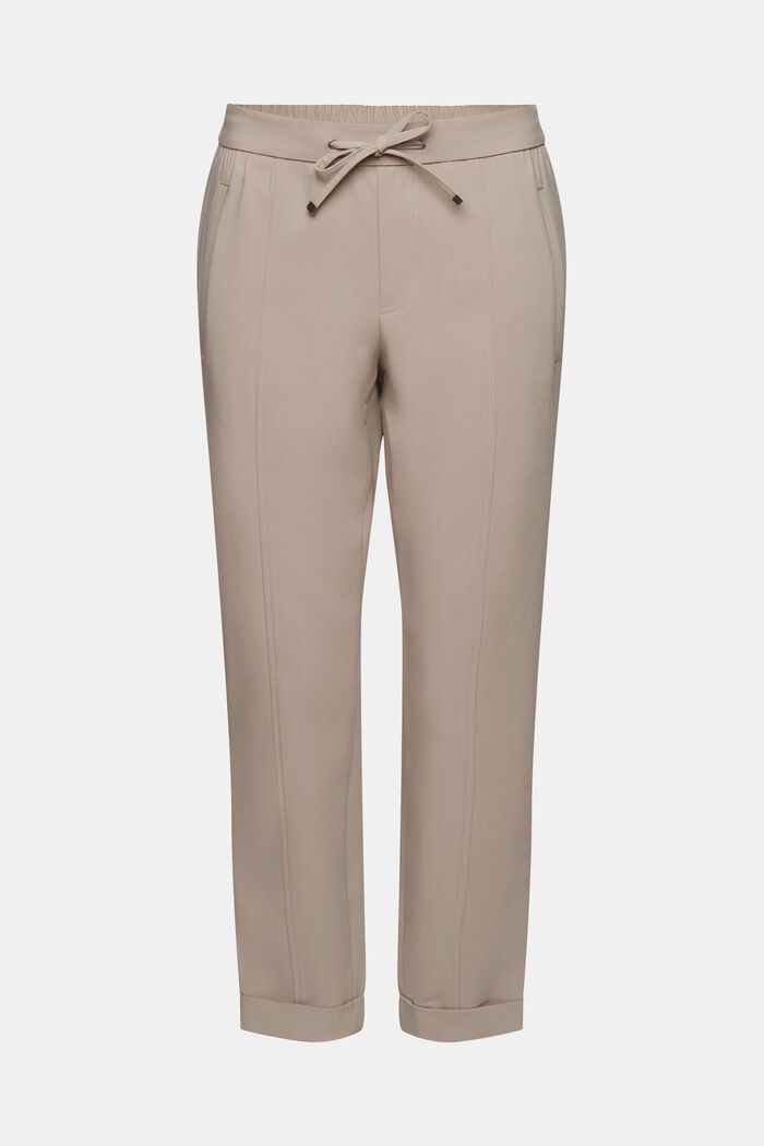 Jogger style trousers, TAUPE, detail image number 7