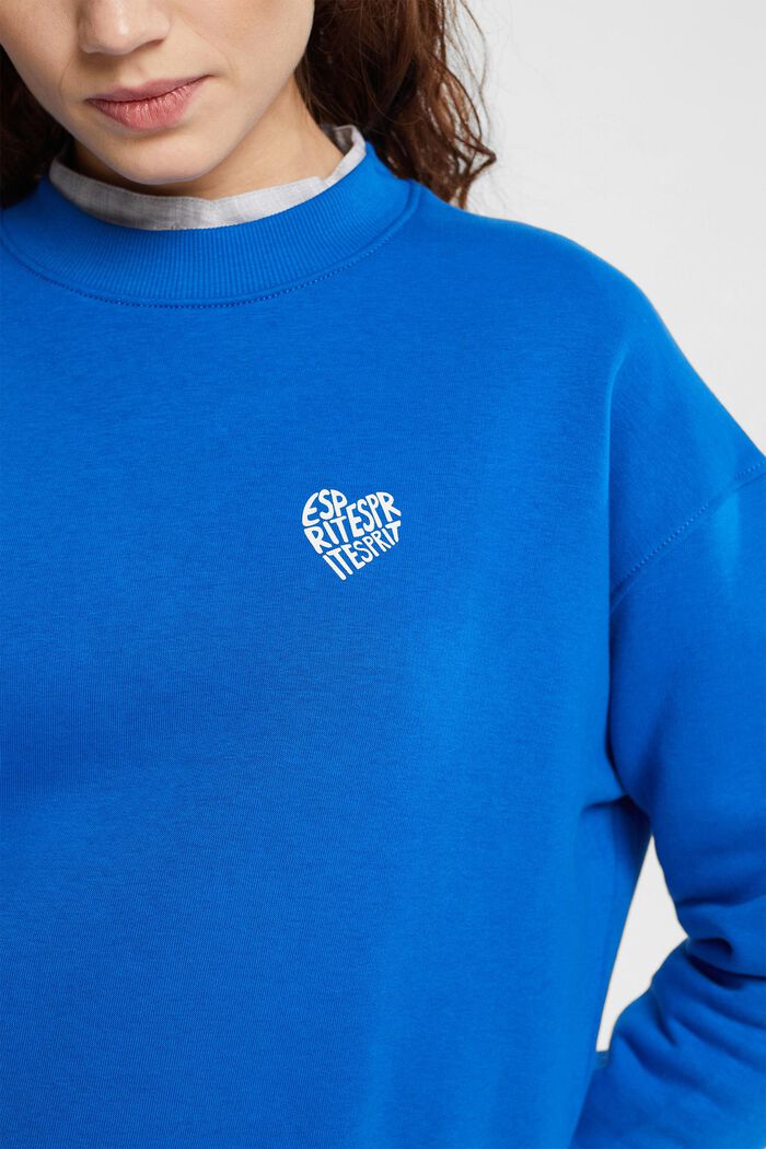 Sweatshirt with logo, BLUE, detail image number 0