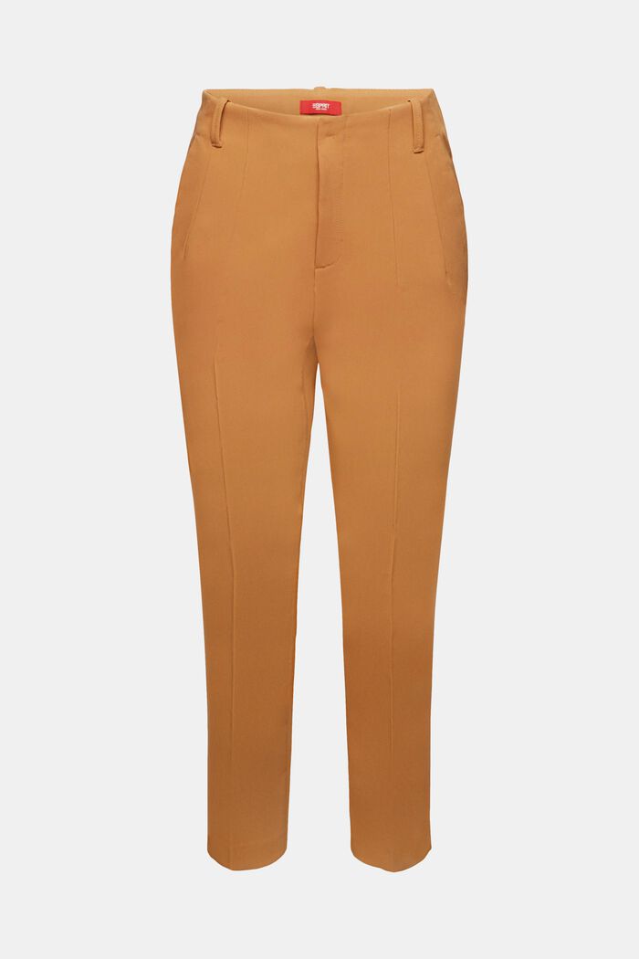 ESPRIT - High waisted chino with darts at our online shop