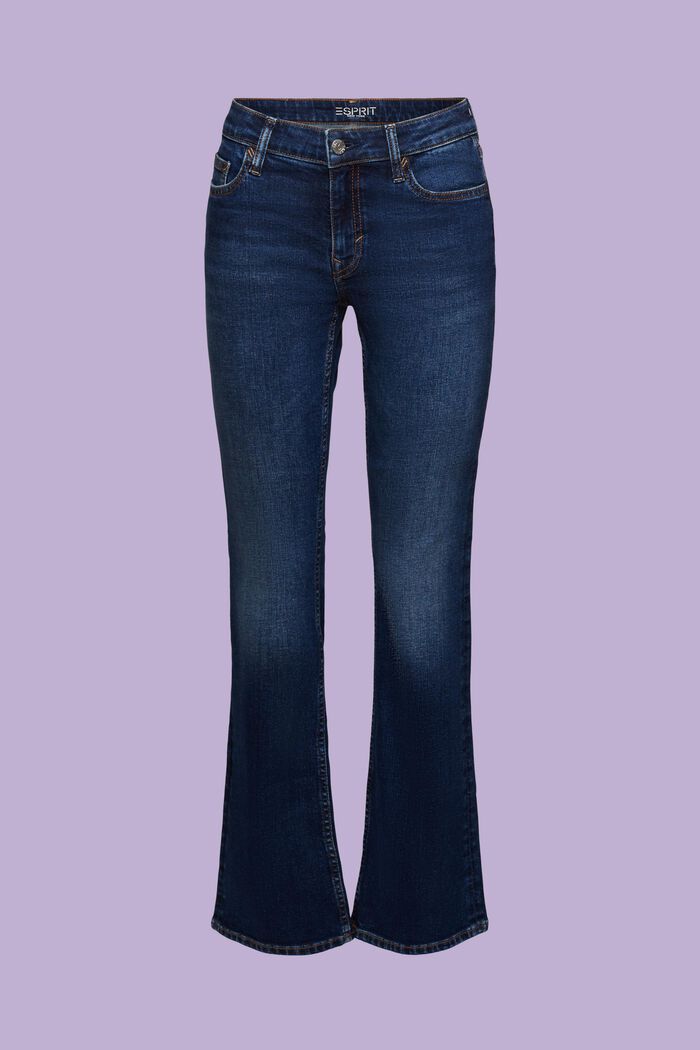 ESPRIT - Mid-rise bootcut jeans at our online shop
