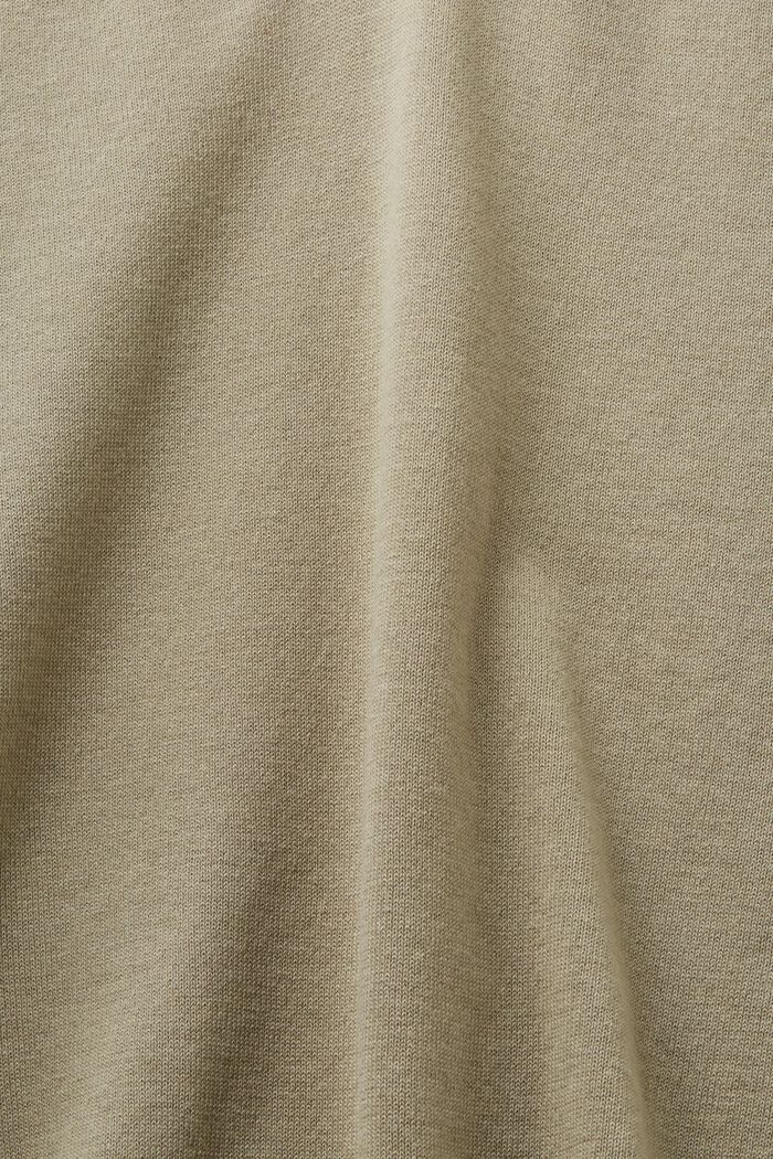 Short sleeve knit sweater, DUSTY GREEN, detail image number 5