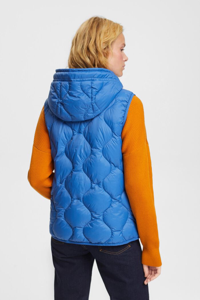 Quilted body warmer, BLUE, detail image number 3