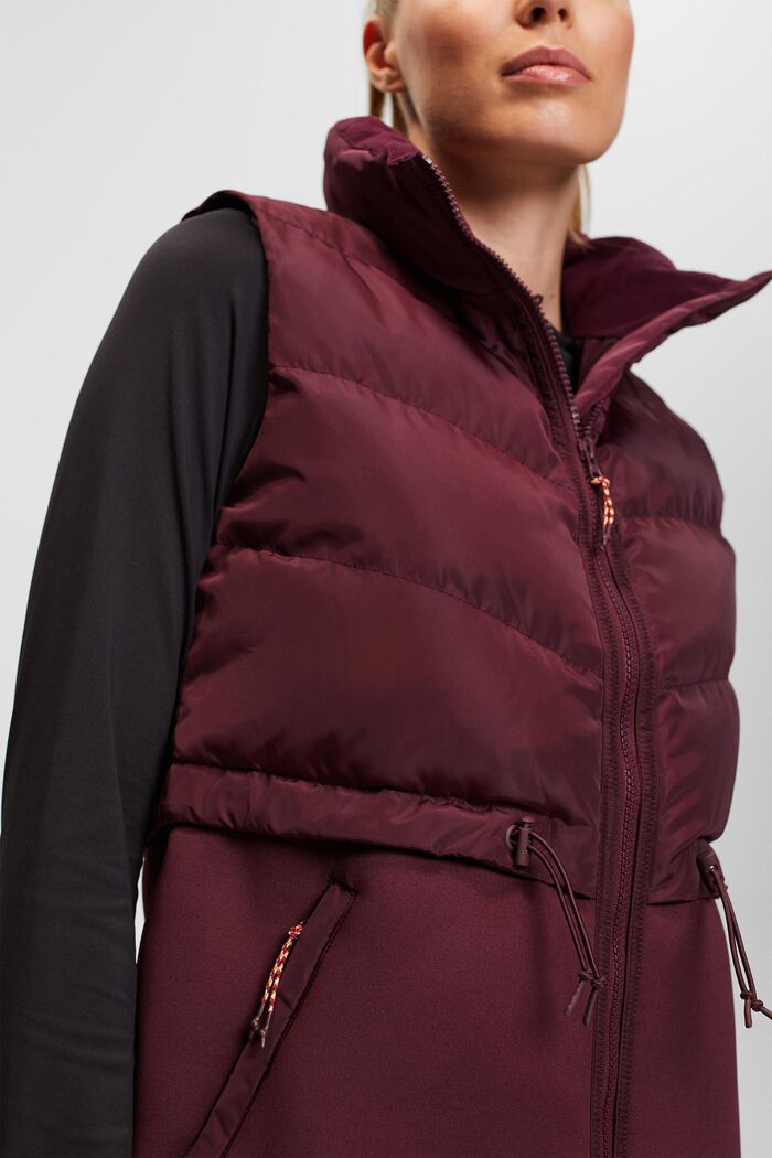 Quilted gilet with 3M™ Thinsulate™ padding, BORDEAUX RED, detail image number 0