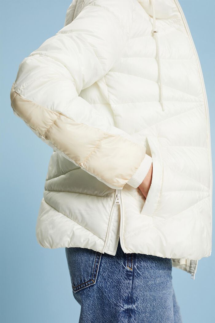Padded Hooded Jacket, ICE, detail image number 3