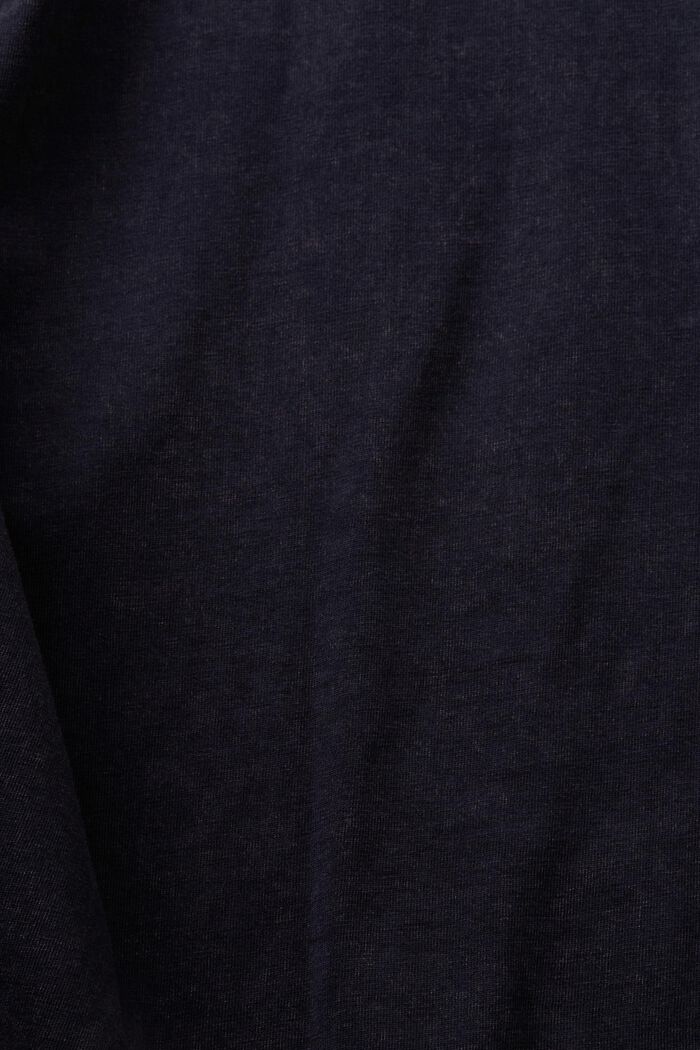 Long-sleeved top with buttons, NAVY, detail image number 5