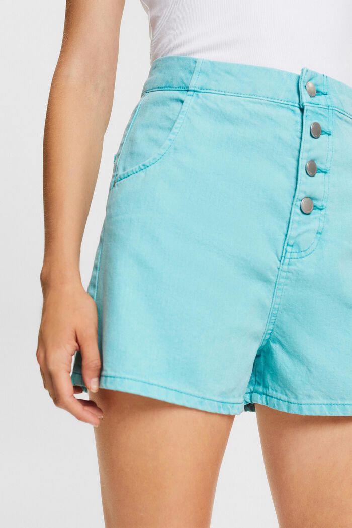 Shorts with button fly, AQUA GREEN, detail image number 0