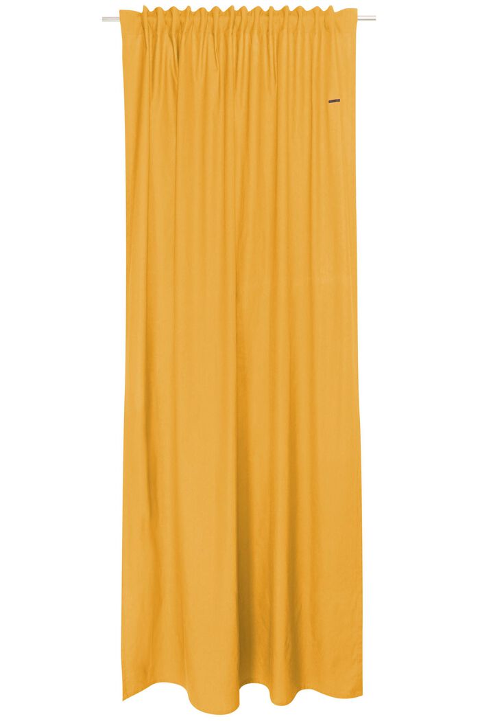 Curtain with concealed loops, YELLOW, detail image number 0