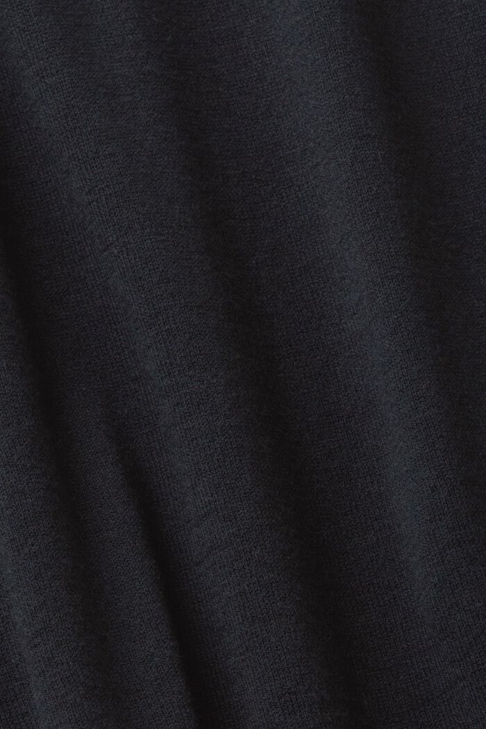 Fine weave jumper, BLACK, detail image number 6