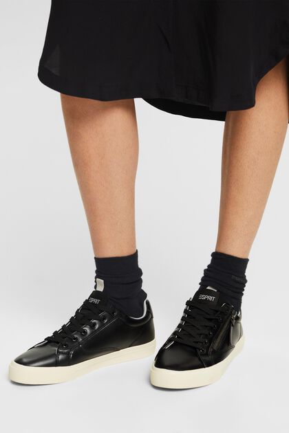Achat chaussures Esprit Femme Basket, vente Esprit 080EK1W325 001 Black - Basket  Femme - Noir - Python