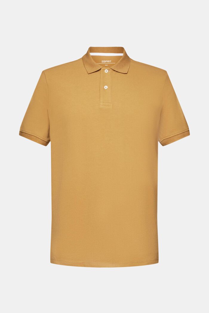 Slim fit polo shirt, BEIGE, detail image number 7