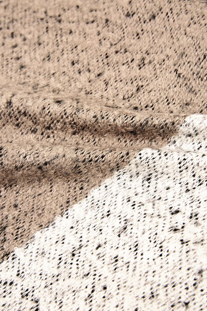 Soft throw in a melange finish, NATURE, detail image number 1