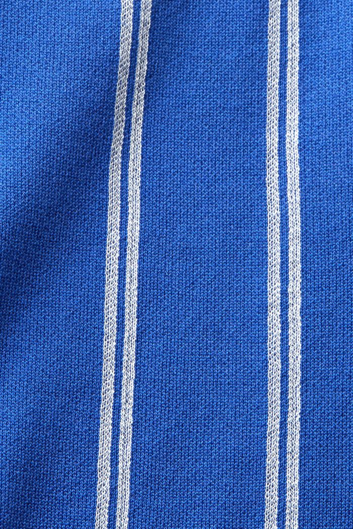 Striped Cardigan Sweater, INK, detail image number 6