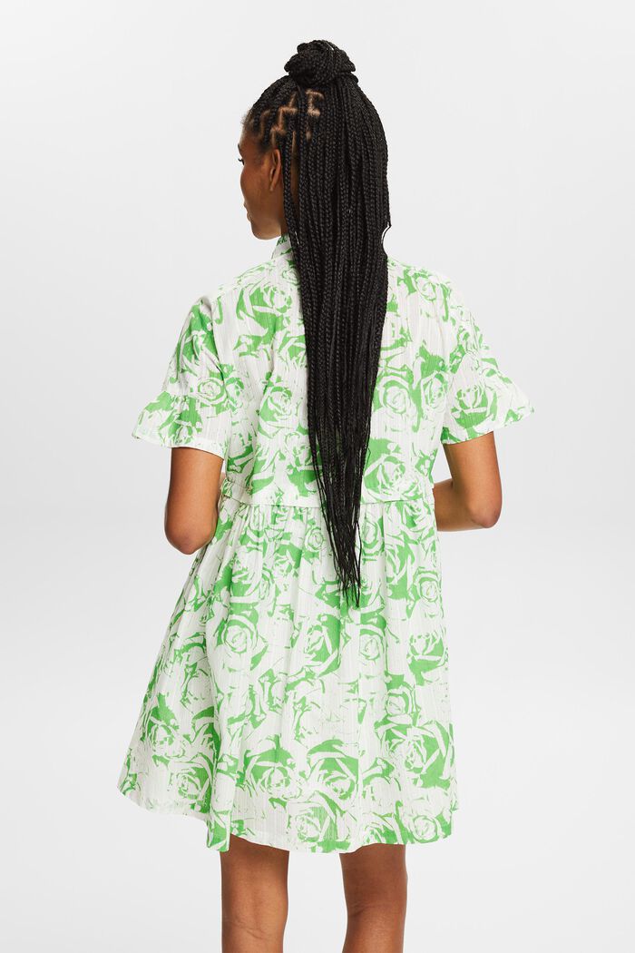 A-lined Printed Mini Dress, CITRUS GREEN, detail image number 2