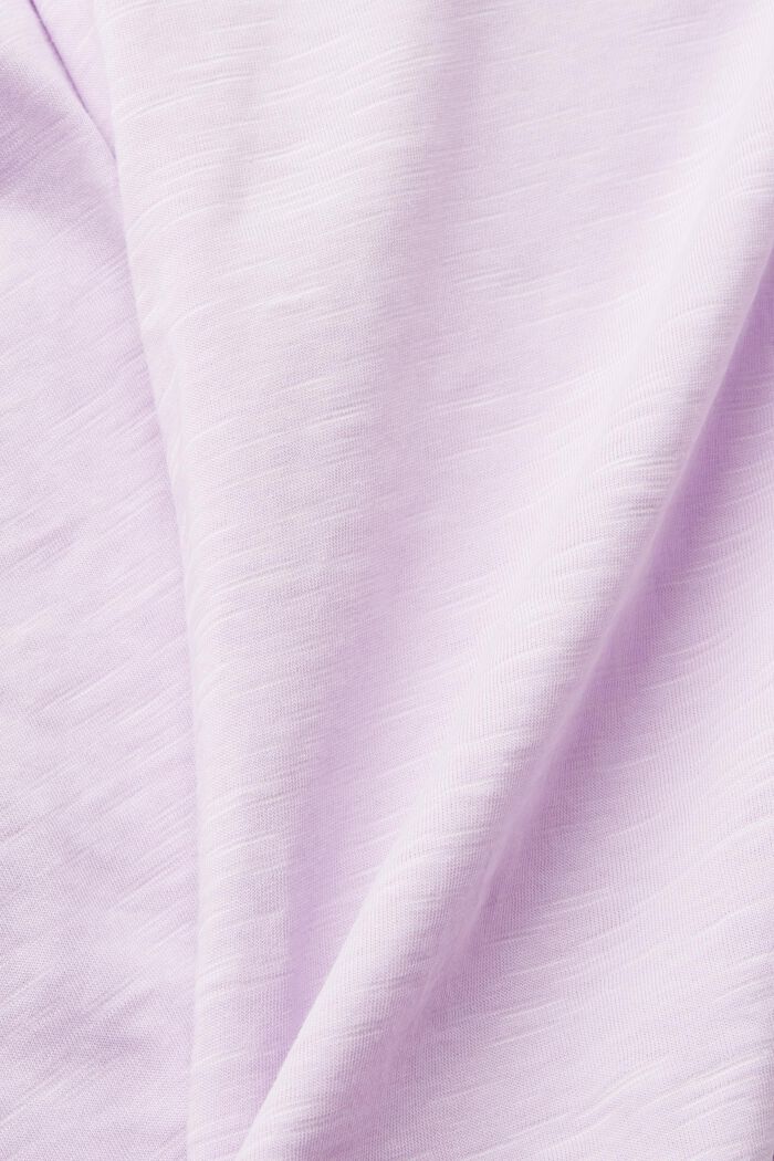 Slub cotton shortie pyjama set, VIOLET, detail image number 4