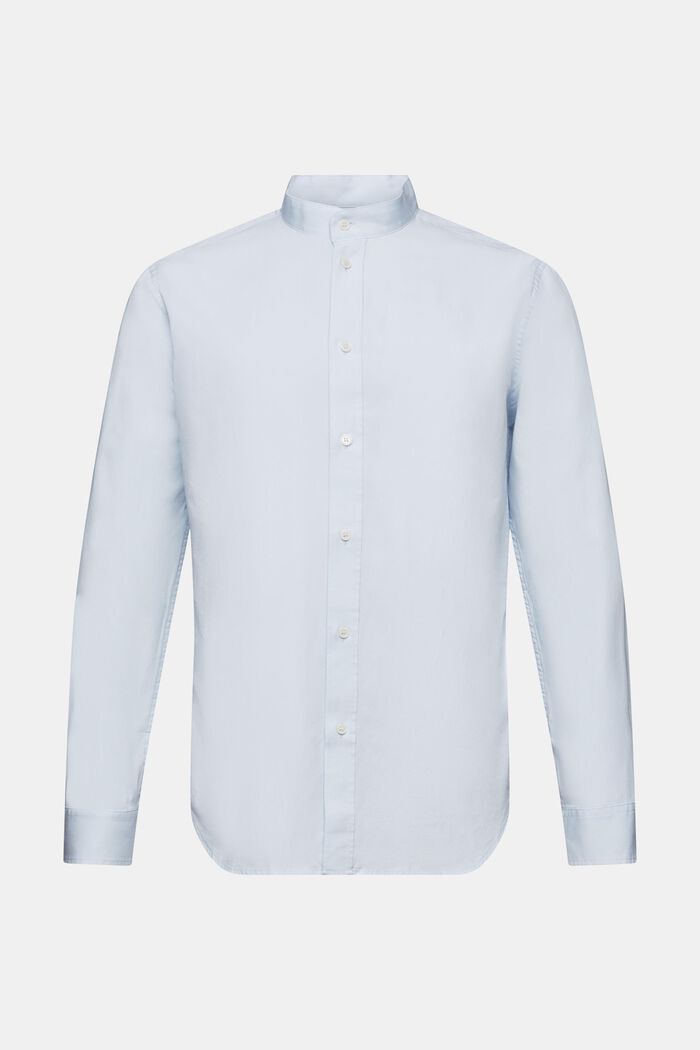 Stand-Up Collar Shirt, LIGHT BLUE, detail image number 6
