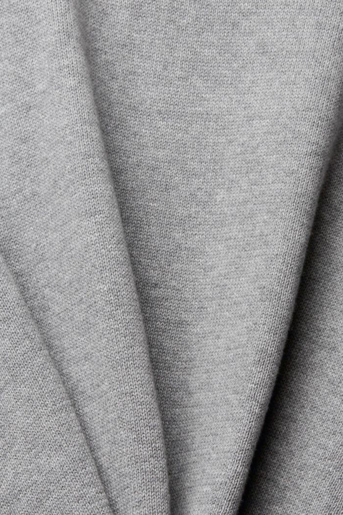 Knitted relaxed fit jumper, MEDIUM GREY, detail image number 1