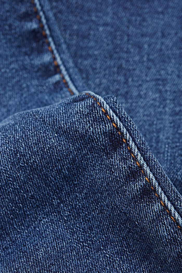 Garment-washed jeans with organic cotton, BLUE MEDIUM WASHED, detail image number 5