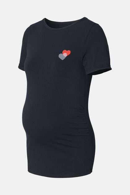 T-shirt with heart print on the breast