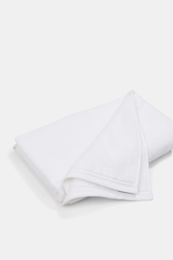 Containing TENCEL™: triple pack of terrycloth towels, WHITE, detail image number 1