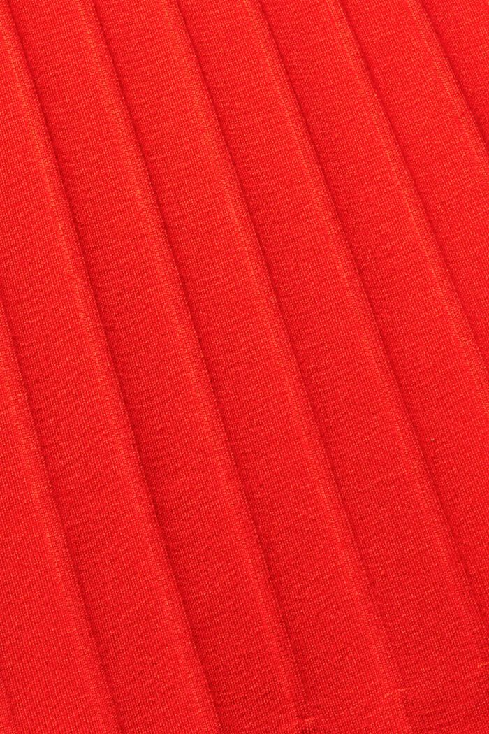 Rib-knit dress, RED, detail image number 1
