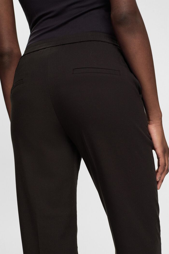 Tapered leg trousers, BLACK, detail image number 3