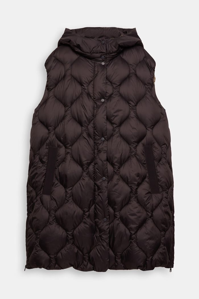 CURVY long quilted body-warmer