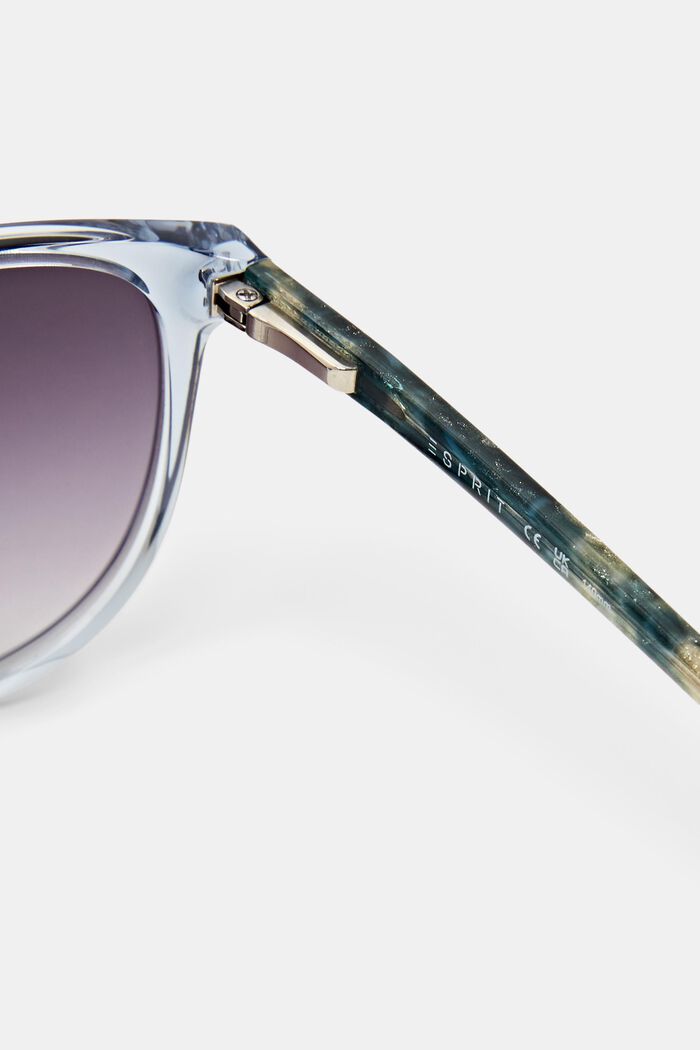 Gradient Square Framed Sunglasses, BLUE, detail image number 3