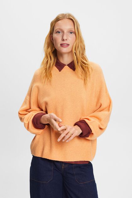 Wool Blend Crewneck Sweater