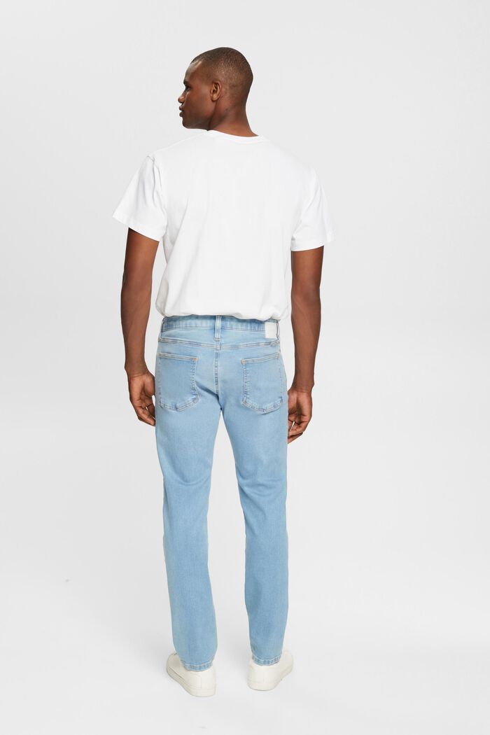 Slim fit jeans, Dual Max, BLUE LIGHT WASHED, detail image number 5