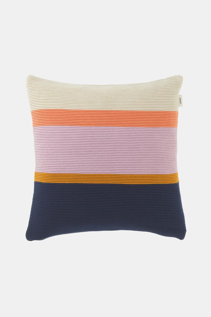 Striped cushion cover, LILAC, detail image number 0