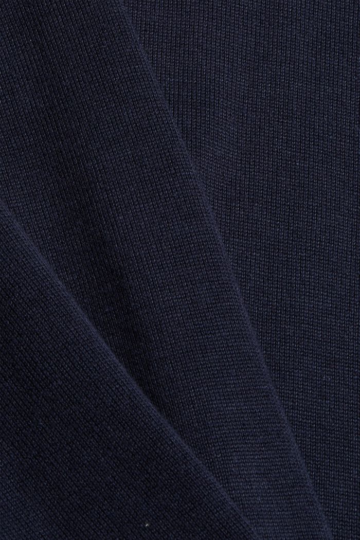 Basic jumper made of 100% Pima cotton, NAVY, detail image number 4
