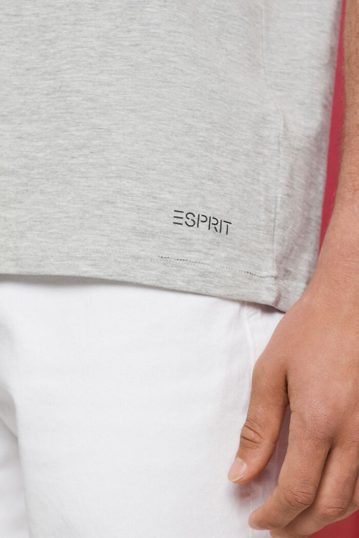Jersey t-shirt with back print, LIGHT GREY, detail image number 2