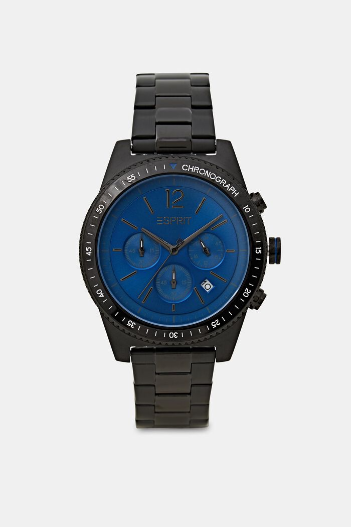 Watch Esprit Chronograph Quartz Movement Men Original Dial Wrist Watch In  Box