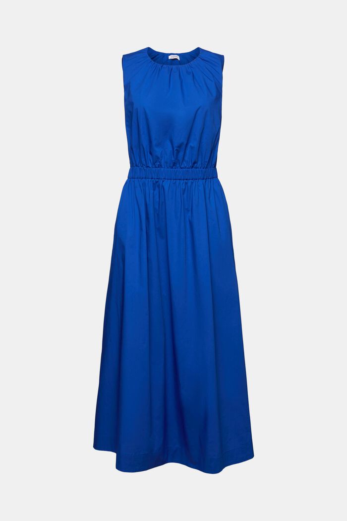 Sleeveless Midi Dress, BRIGHT BLUE, detail image number 5